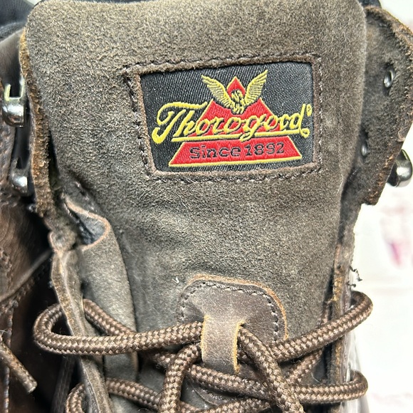 Men’s thorogood boots side 12 oil slip resistant lug sole work street wear - Picture 2 of 8